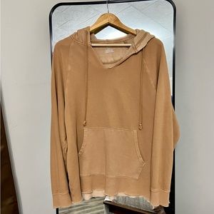 Distressed Aerie Hooded Sweatshirt